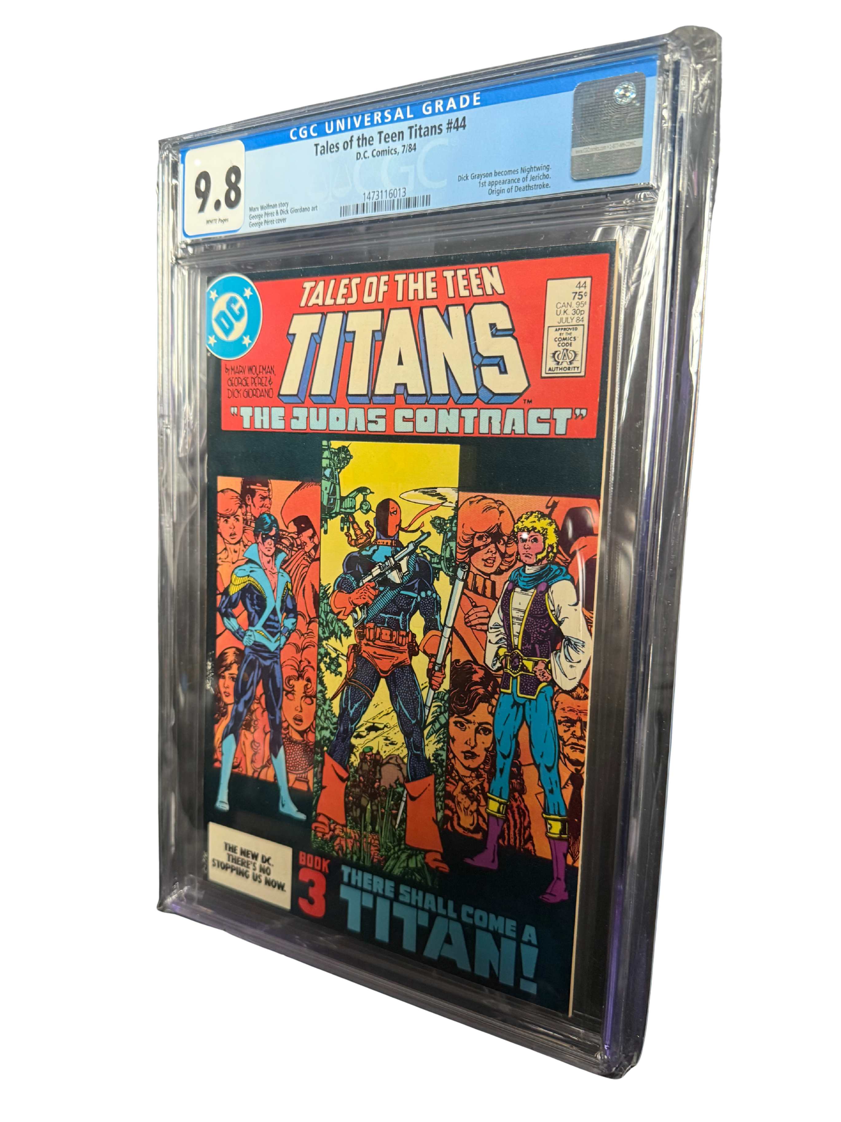 TALES OF THE TEEN TITANS #44 (CGC 9.8) - 1st Nightwing & Origin of Deathstroke
