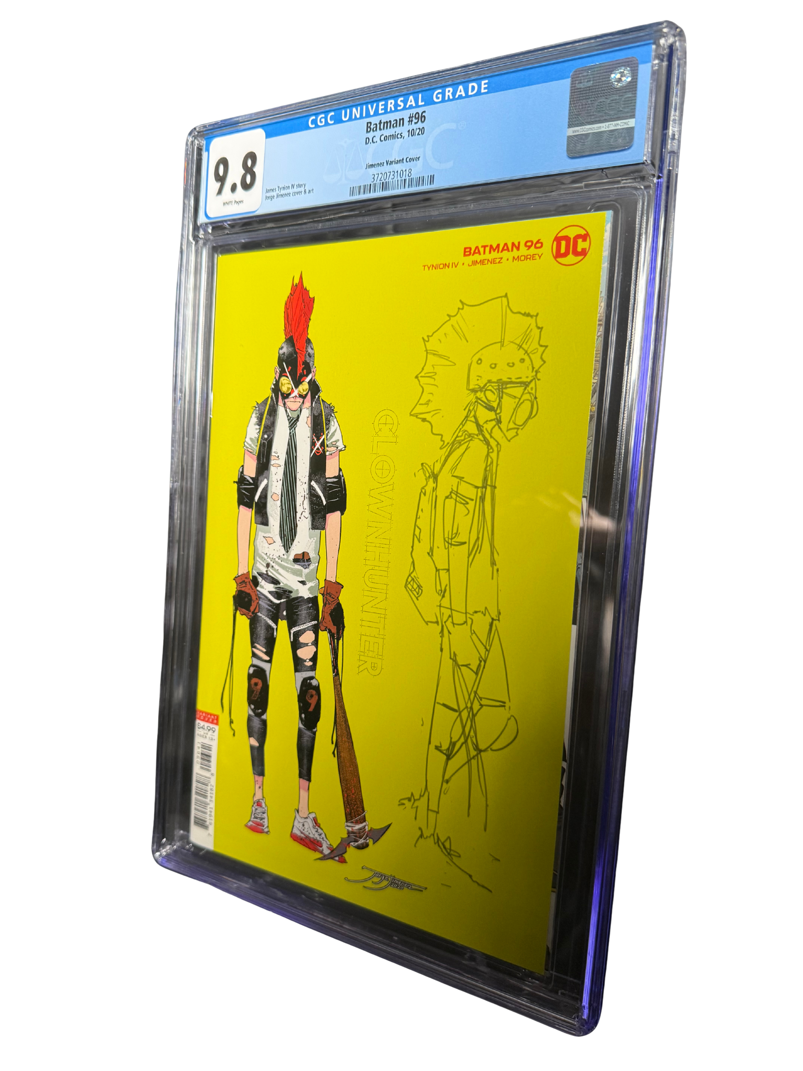 BATMAN #96 - 2020 (CGC 9.8) - White Pages - 1st Appearance Clownhunter - Joker War